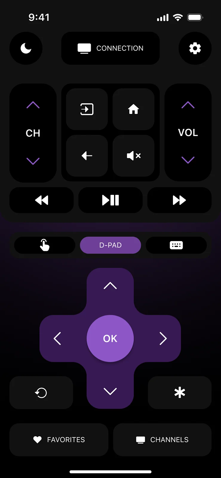 Remote Control interface